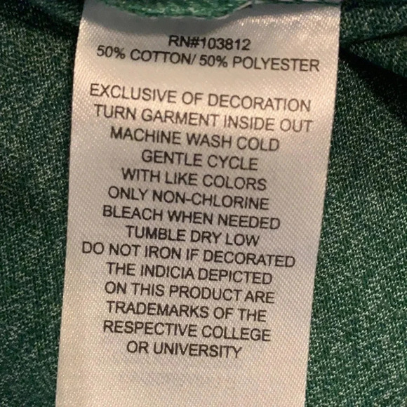 Baylor Bears T-Shirt Green Size Medium NWT - Picture 6 of 7